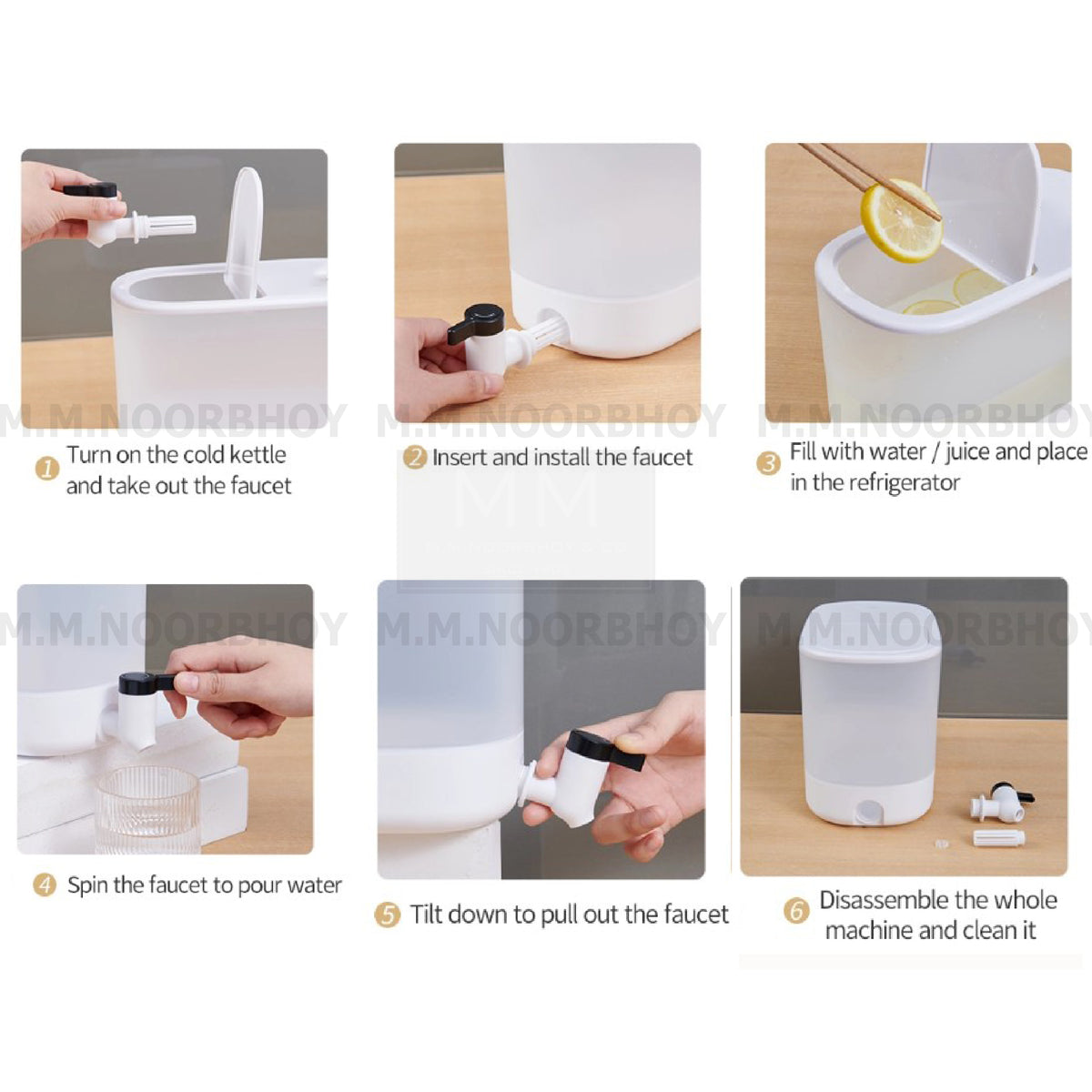 Water/Beverage Dispenser with Faucet