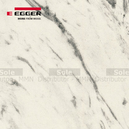 Egger White Carrara Marble, Matt Finish-Both sides Melamine Faced Chip Board Thickness 18 mm 2800X2070mm - F204-ST9