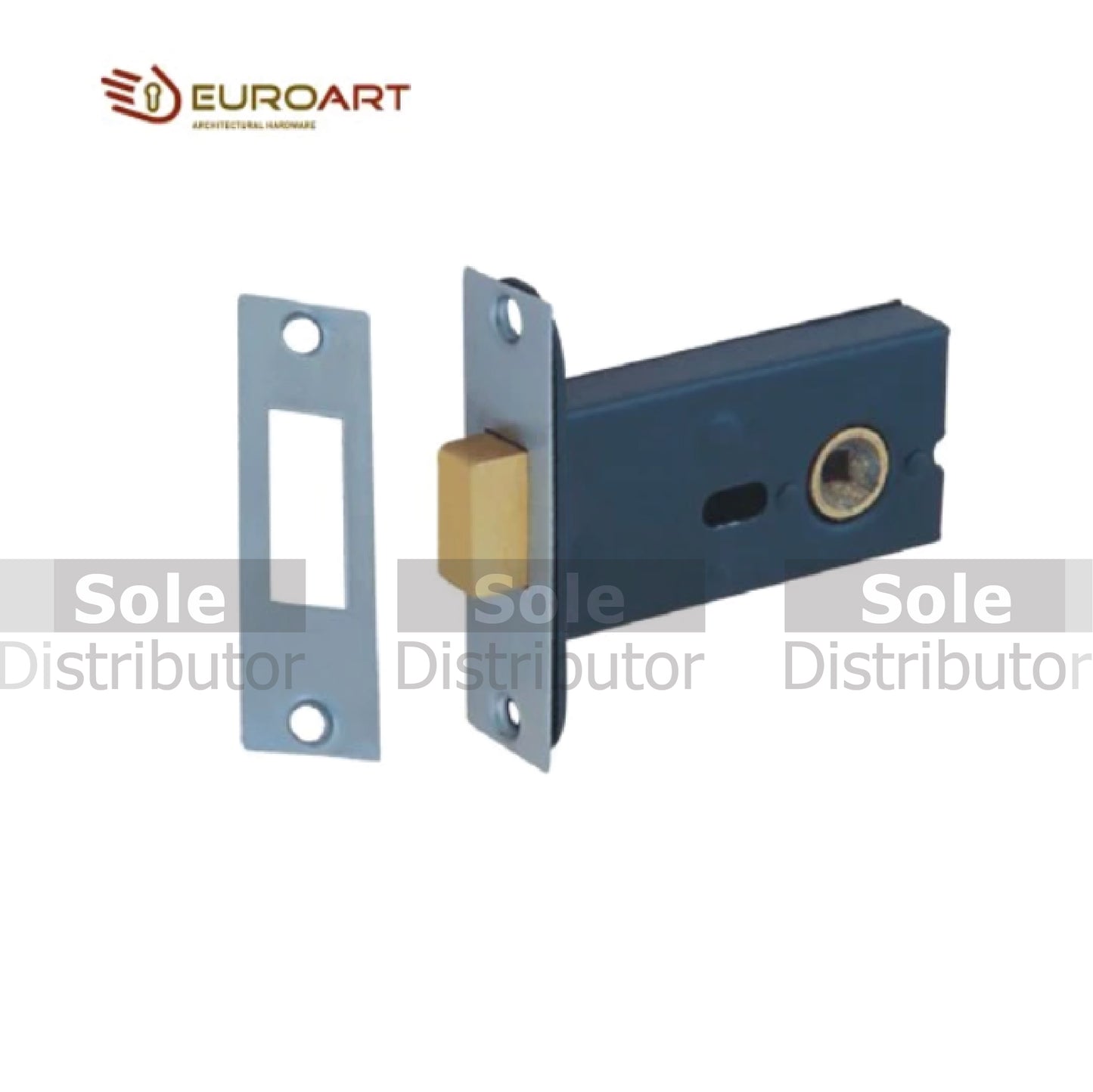 EuroArt Dead Bolt Lock Only Size Follower 5mm or 8mm. Length 78mm , Satin Stainless Steel - WCD0025EPSSS