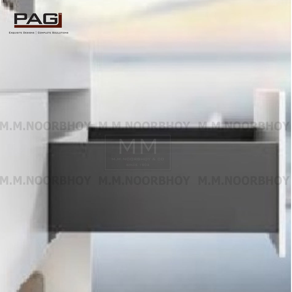 Pag Grey Colour Slim Box Drawer System Panel Height 116mm & Internal Height 100mm Set - FFVS116