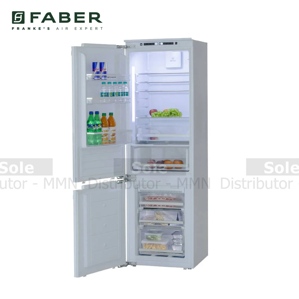 Faber Refrigerator BIR BCD-256 RAC White  Color 256L Capacity R600a Refrigerant Eco Mode - FB/REF/WHT/256/118.0597.024