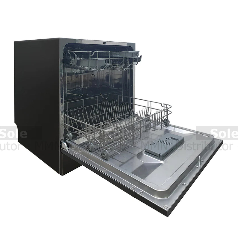 Faber Dishwasher FSID 6PR 8S Black Finish 8 Place Settings with 6 Programs A++ Efficiency - FB/DW/BK/8P/117.0631.600