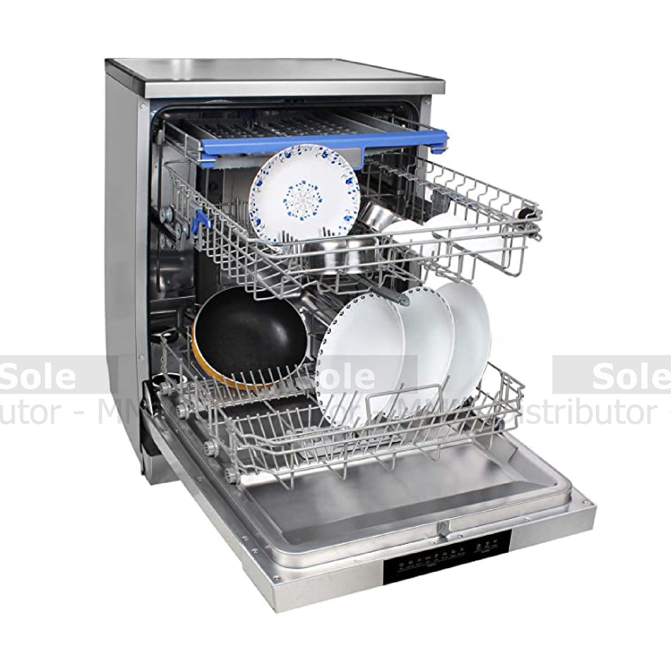 Faber Built-in Dishwasher FSID 8PR 14S Stainless Steel 14 Place Setting with 8 Programs A+++ efficency - FB/DW/SS/14P/117.0534.676