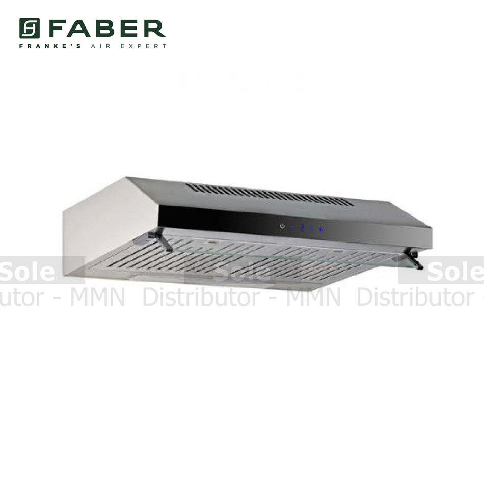 Faber Cooker Hood Stainless Steel 700 m³/hr Suction with  LED Lights and Baffle Filter - FB/HOOD-RU/SS/60/300.0625.559