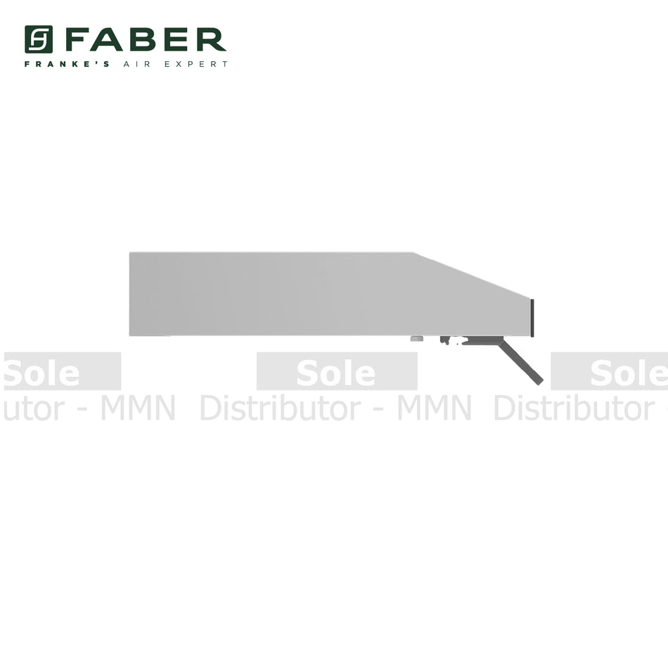 Faber Hood Ruby XL TC BK 60: Stainless Steel 700 m³/hr Suction with LED Lights and Baffle Filter - FB/HOOD-RU/BK/60/300.0728.215
