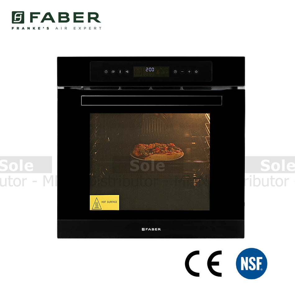 Faber Oven FBIO 80L Capacity and A-class Efficency with 8 Functions -FB/OVN/BK/80L/116.0680.242