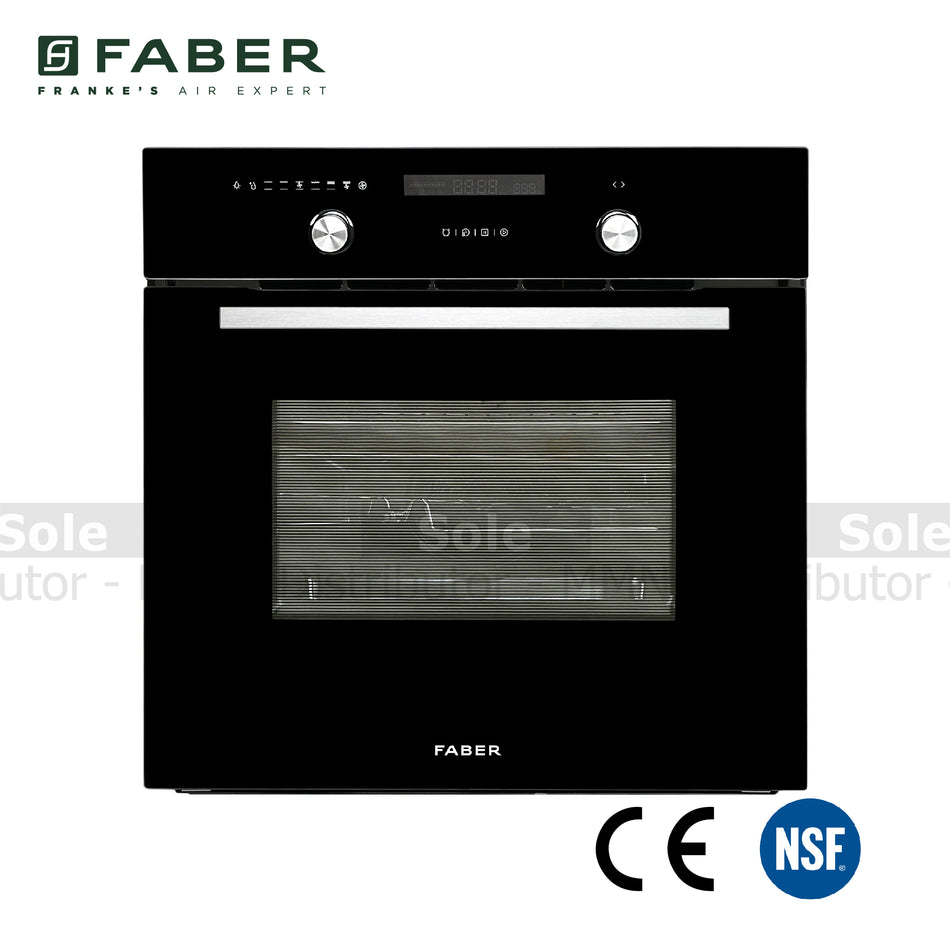 Faber Oven FIO 82L ART Black 82L Capacity A-class efficiency 10 functions - FB/OVN/BK/82L/133.0617.491-ART