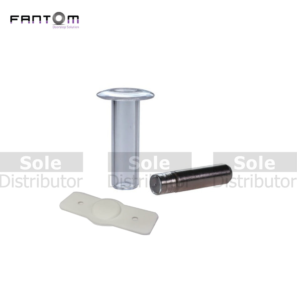 Fantom Doorstop Invisible Magnetic Black, White, Clear & Pivot-Clear - TRADE