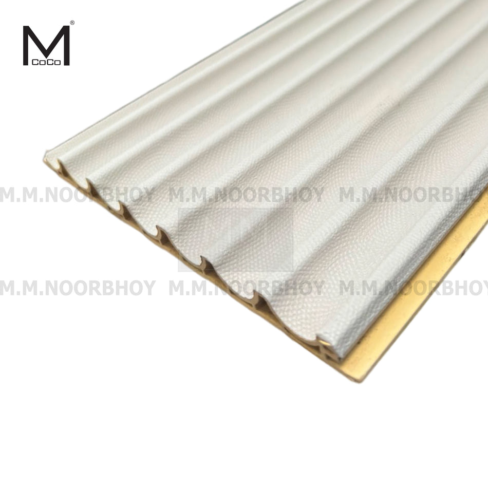 Mcoco WPC Fluted Wall Panel SC-002 Color 178*14.3*3000 mm - MCO/WP/M178/SC002