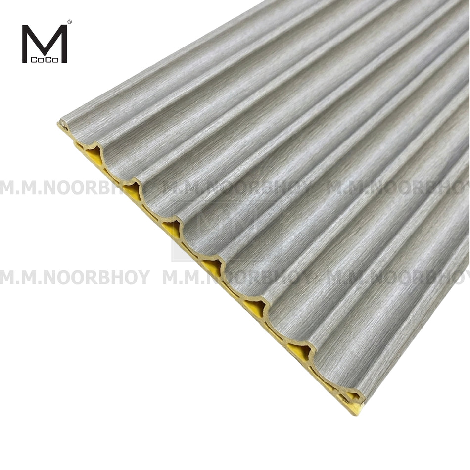 Mcoco WPC Fluted Wall Panel 178x14.3x3000mm Pcs - MCO/WP/M178/BY021
