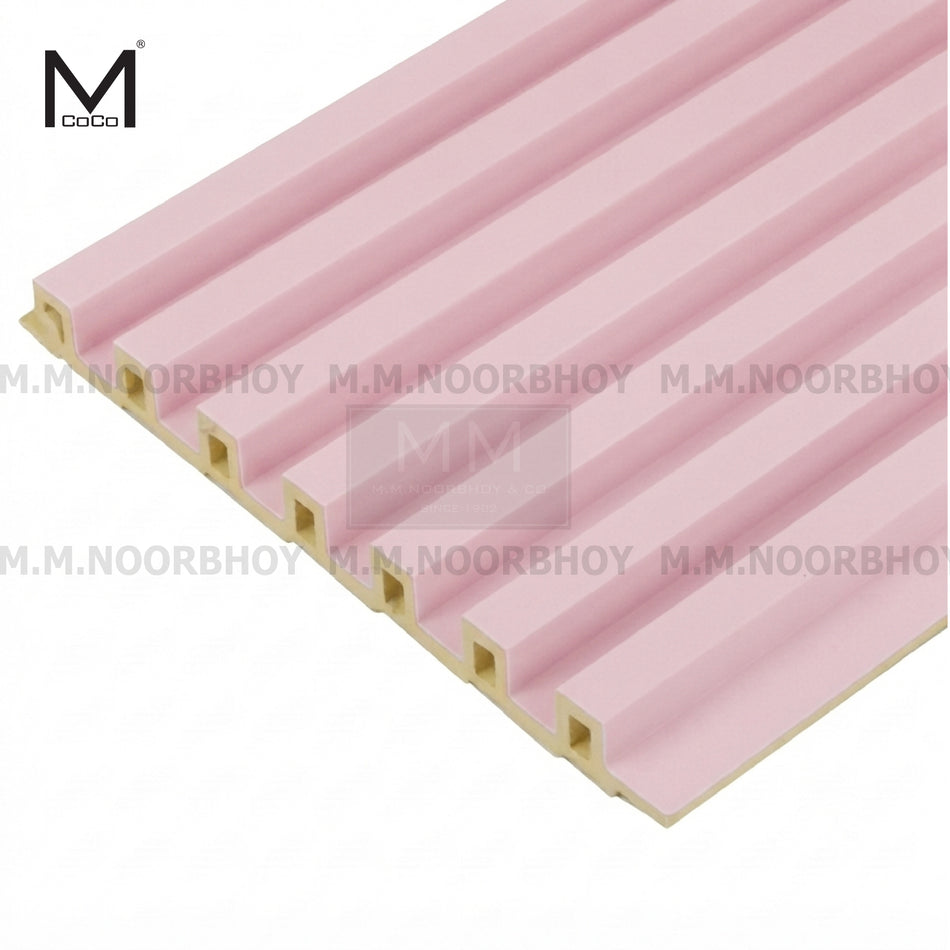Mcoco WPC Fluted Wall Panel - 148*13.9*3000mm - QX-ZF-20 Colour - Pcs - MCO/WP/M148/QX-ZF20