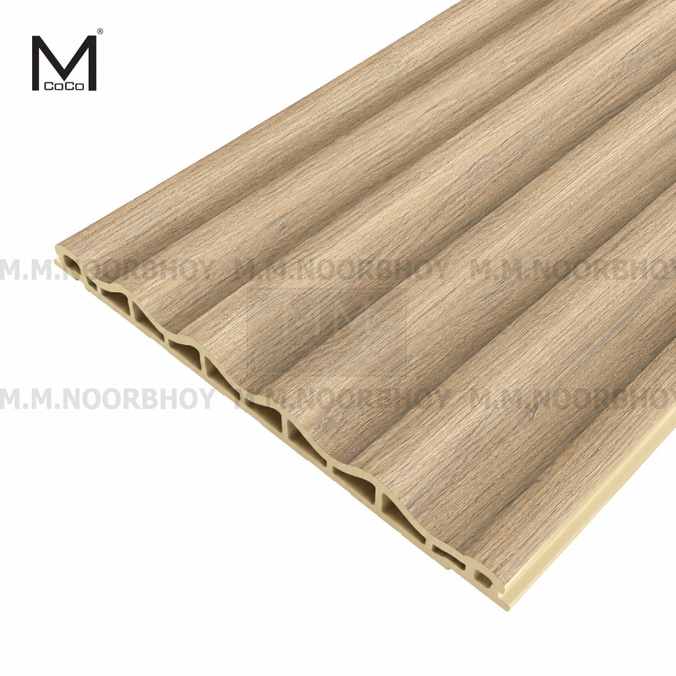 MCO WPC Fluted Wall Panel - QX-PM-35 Color - 150*12*3000mm - Pcs - MCO/WP/M150/QX-PM35