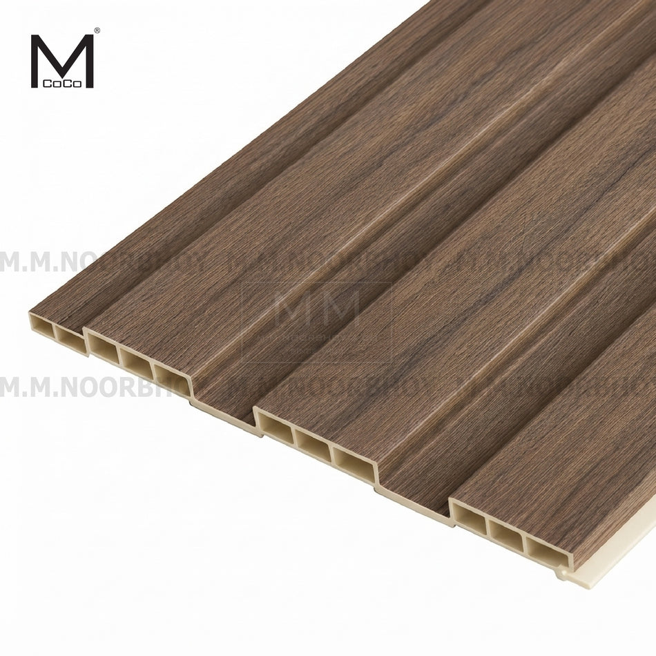 MCO WPC Fluted Wall Panel - MX-038 (PM21) Color - 204*15*3000mm - Pcs - MCO/WP/M204/MX038
