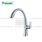 Frascio Water Faucet Mixer Tap Single Lever Pullout With Two Flexible Hoses Chrome Plated & Matt Black Plated Finish - FRA1059050