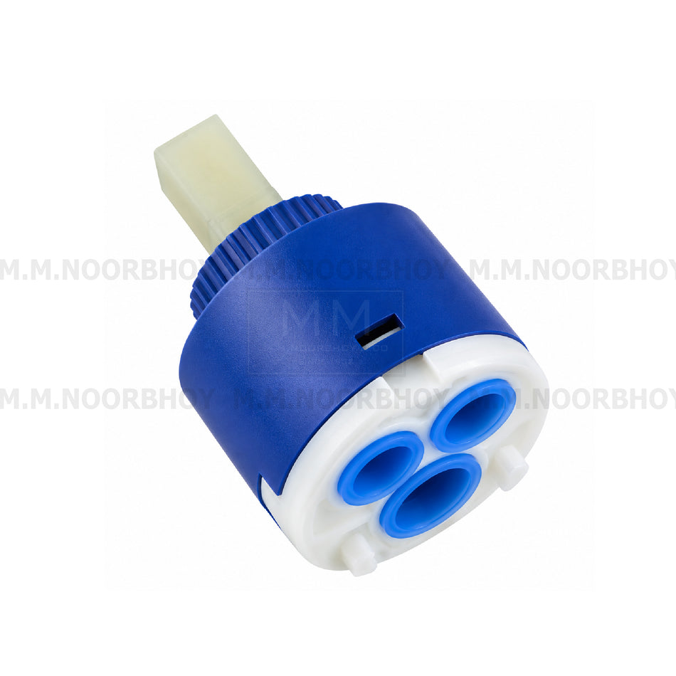 GC Plastic Cartridge Mixer (Large) Beige & Blue 3 x 1 1/2 Inches - GCCARTRIDGEMIXERL
