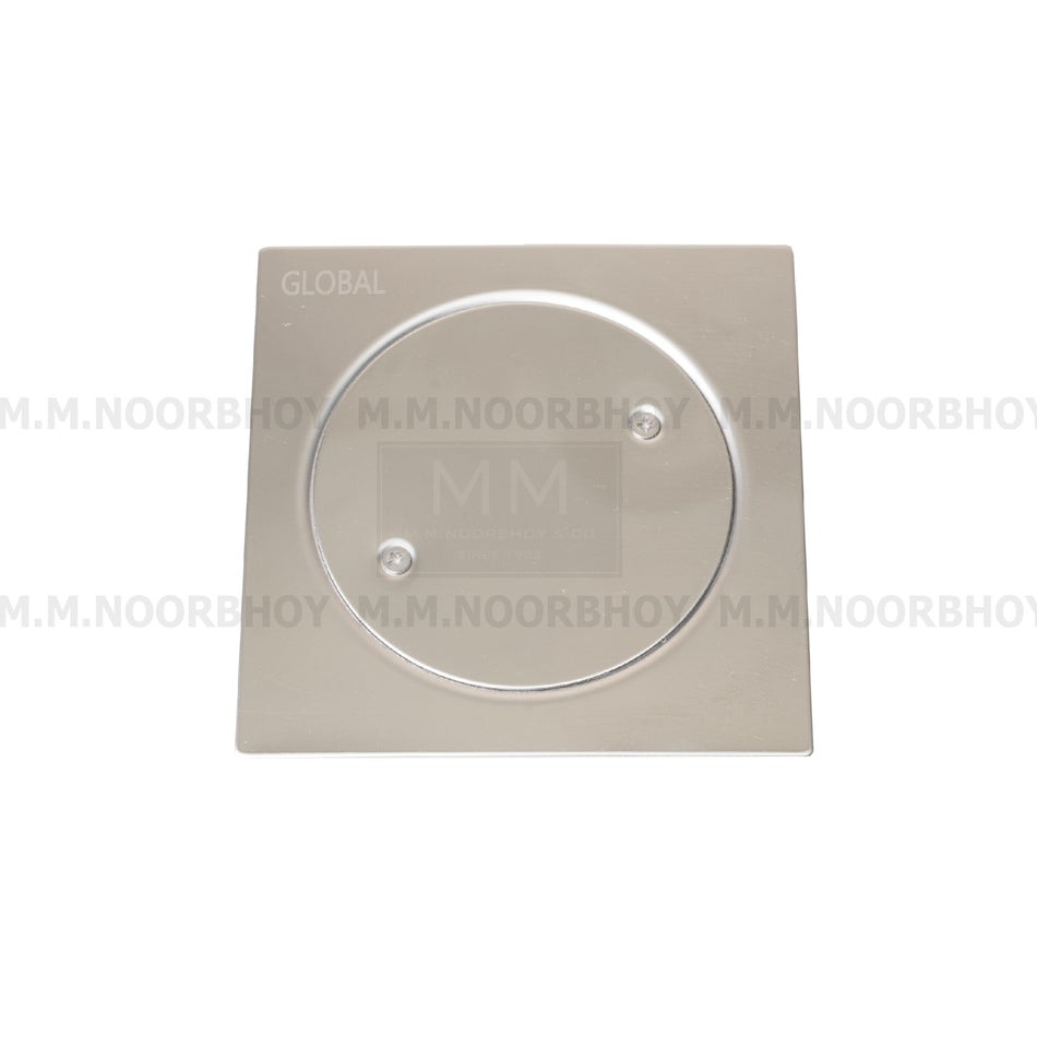 Gully Cover 6*6 3pc Screw Type Stainless Steel Chrome Finish - GC/BF/GCO/SS/SCR