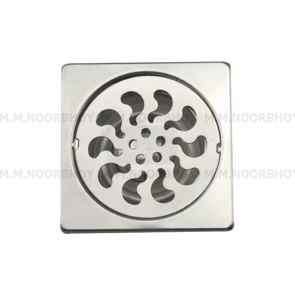 GC Water Gally 6X6 SS Finish - Flower Type Square (GC GAL 6) - GCWG6