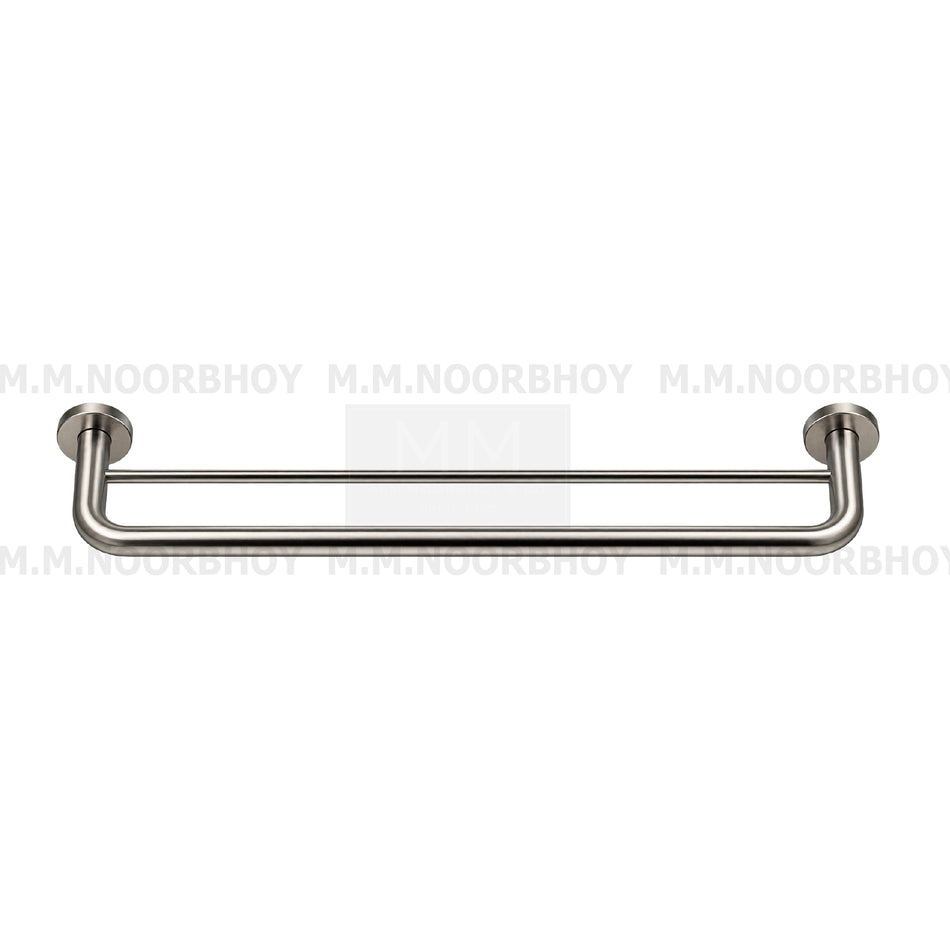 GC CP Finish 23 Inch (600 mm) Towel Bar Double Wesda Round Base - GCWTBDSS