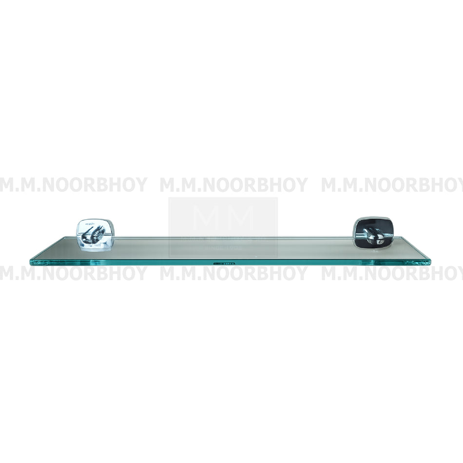 GC - Glass Shelf G Design Round Brass Chrome Plated (Each) - SHE 26 - GC/BF/GS/G/BRCP/26