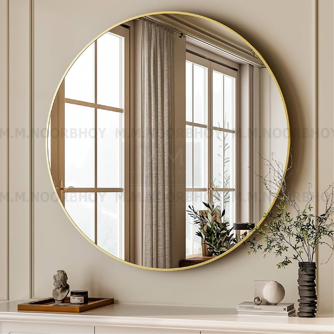 GC-Mirror with Frame 10 Round Gold - MIR12 - GC/BF/MIR/GLD/12 – M. M ...