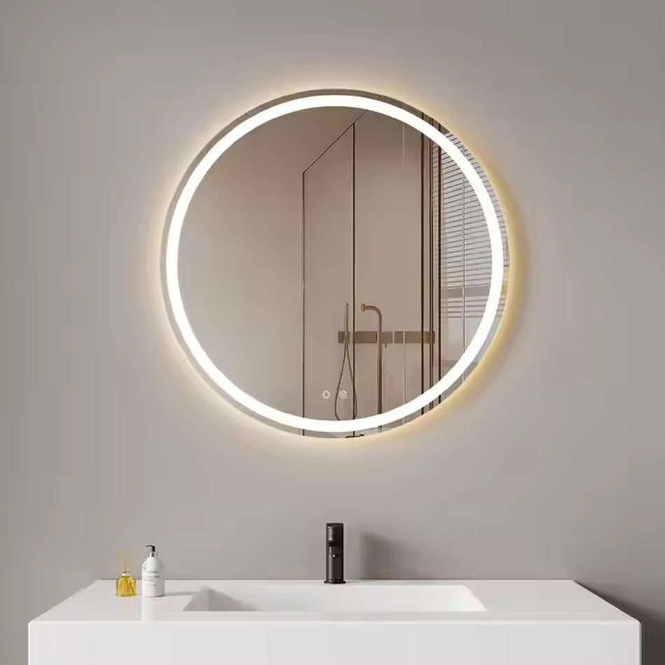 GC- Mirror LED with Frame 7 Round Rose Gold - MIR13 - GC/BF/MIR/GLD/13