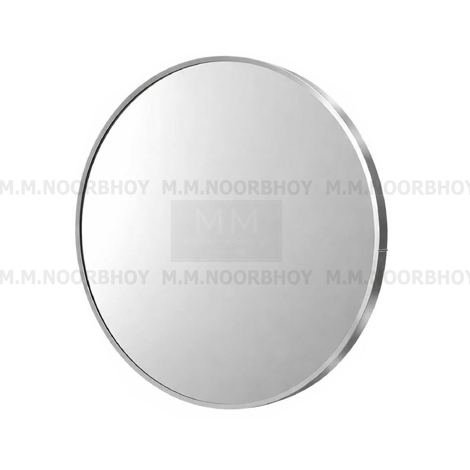 GC-Mirror with Frame 11 Round Silver -MIR12 - GC/BF/MIR/SIL/12