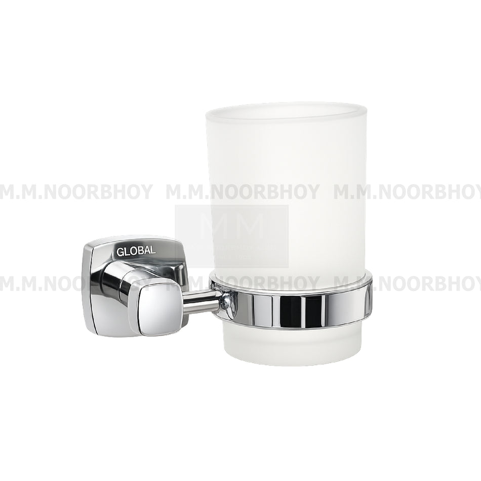 GC - Tumbler Holder G Design Brass Chrome Plated - BRH - (Each) - GC/BF/TH/G/BRCP