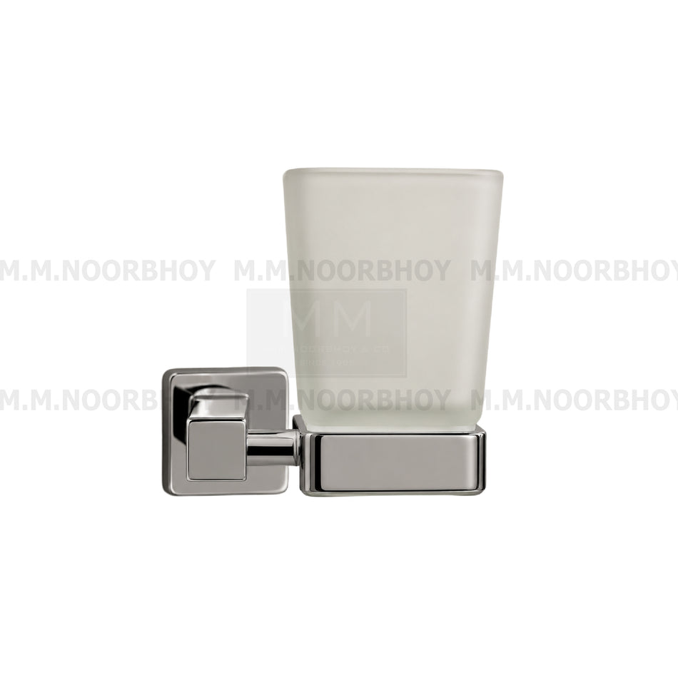 GC Elegance Tooth Brush Holder - Square CP (Square Glass) - GCELGBHSQ