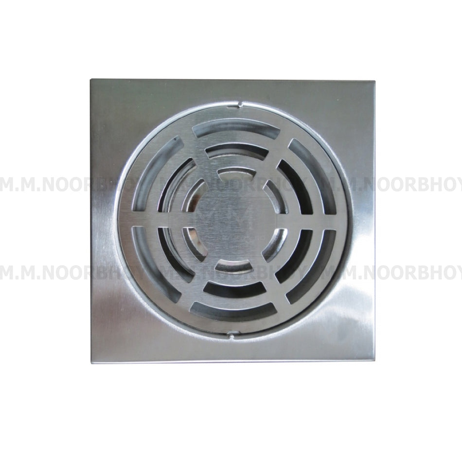 Mcoco Water Gully Cover Square PKK, Size 6x6 Inches, Stainless Steel Finish - GCGAL6PKK
