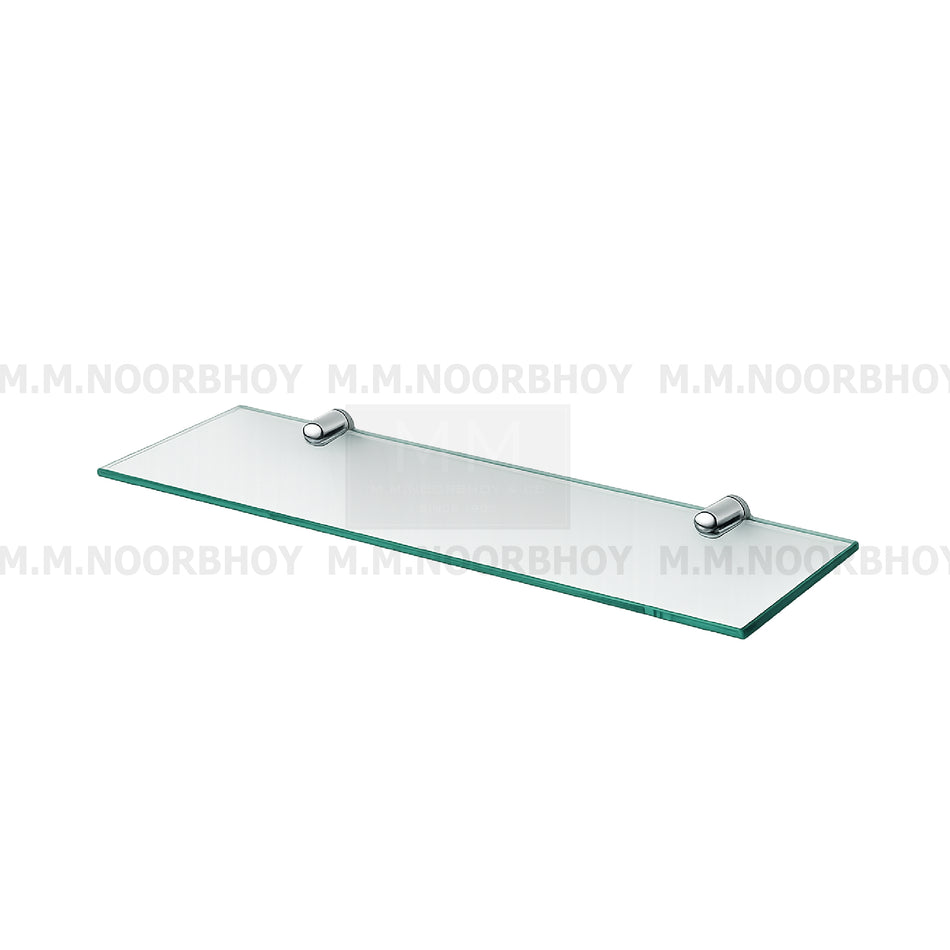 GC - Glass Shelf G Design Round Brass Chrome Plated (Each) - SHE 26 - GC/BF/GS/G/BRCP/26