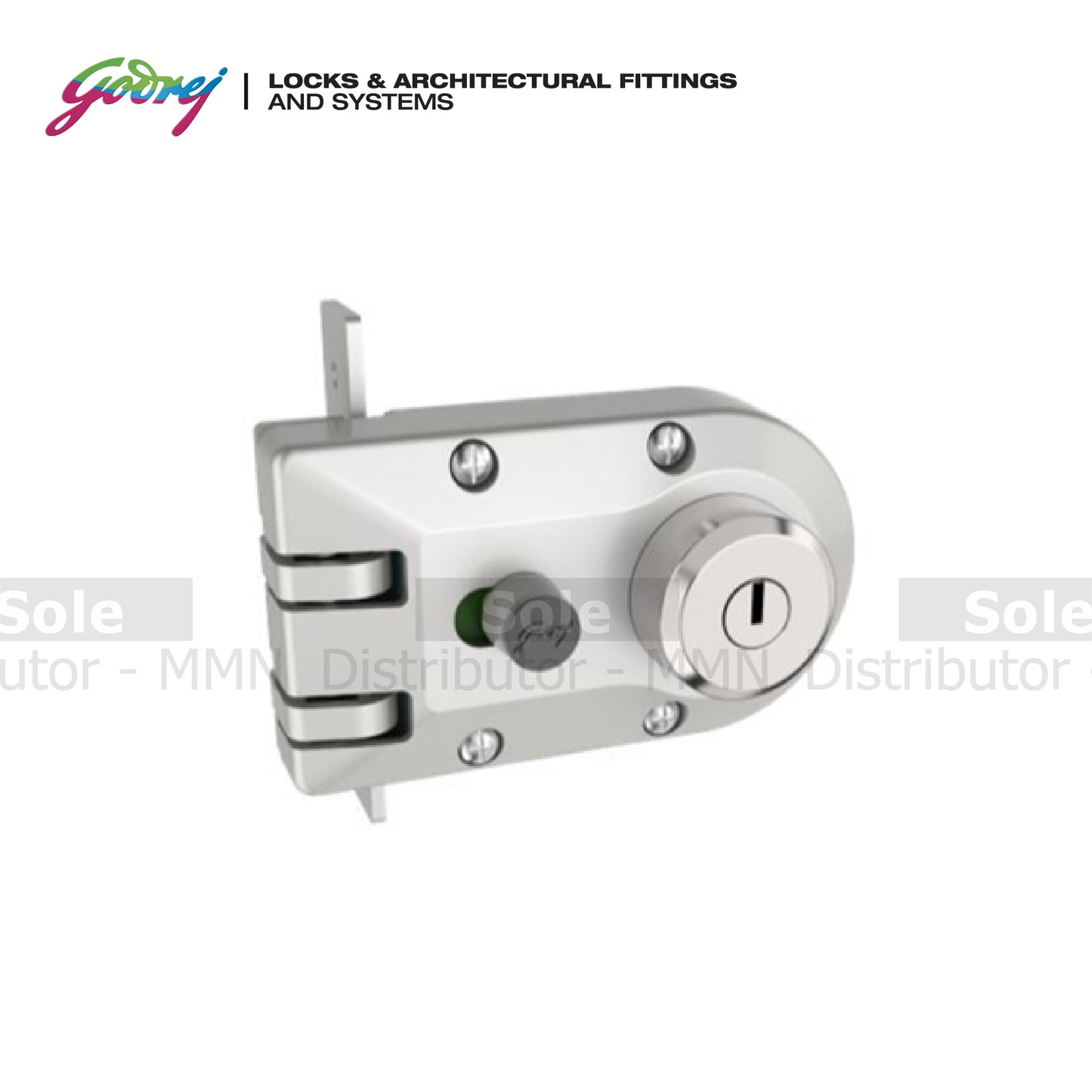 Godrej Locks Double Ball Ultra XL Vertibolt 1CK and 2C, Antique Brass