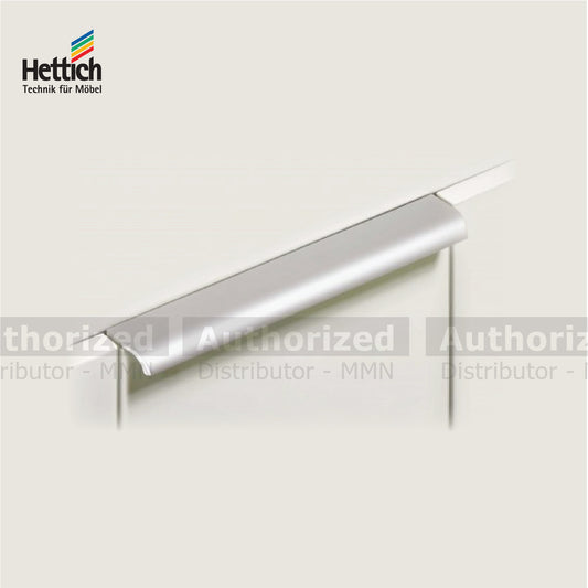 Hettich Lindavia Profile Handle, Length 2000mm, Aluminium Finish - HT912583200