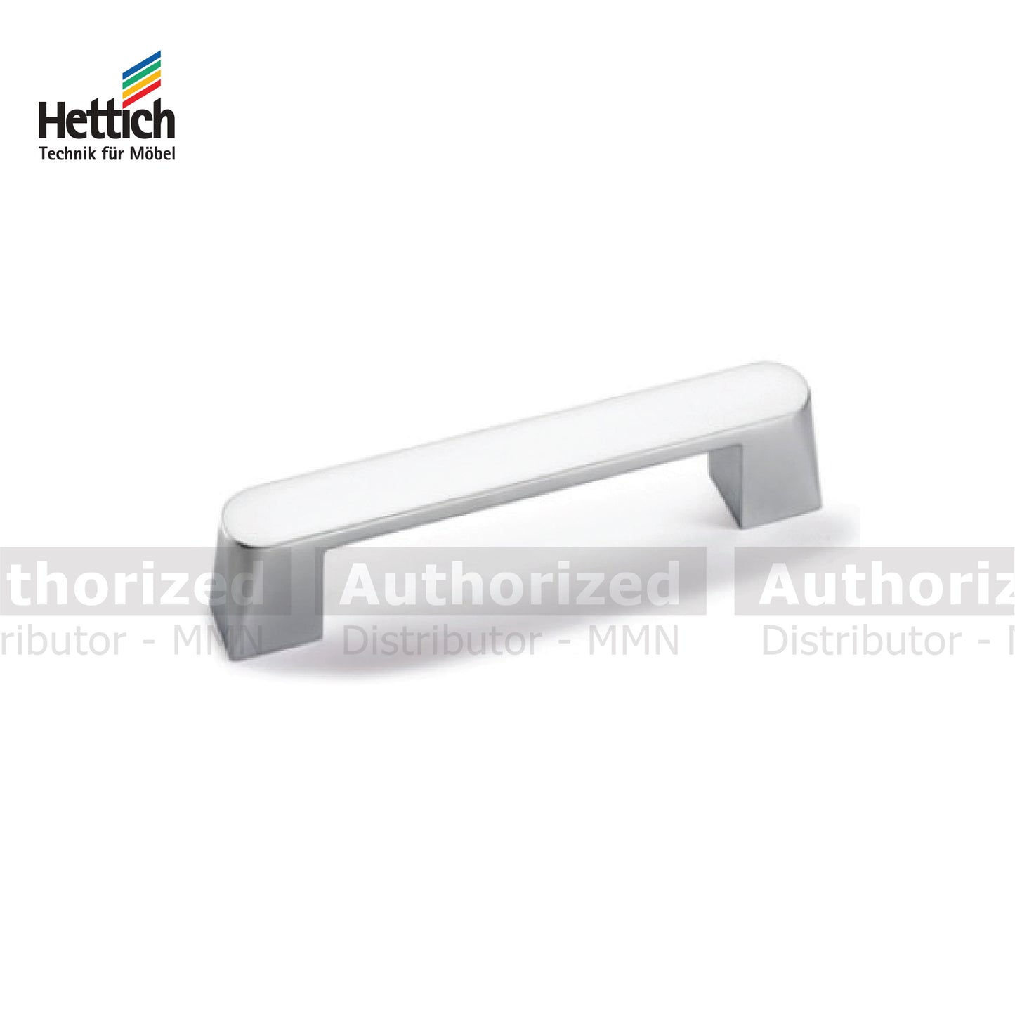 Hettich Cabinet Handle, Size 160mm, Matt Chrome - HT911348600