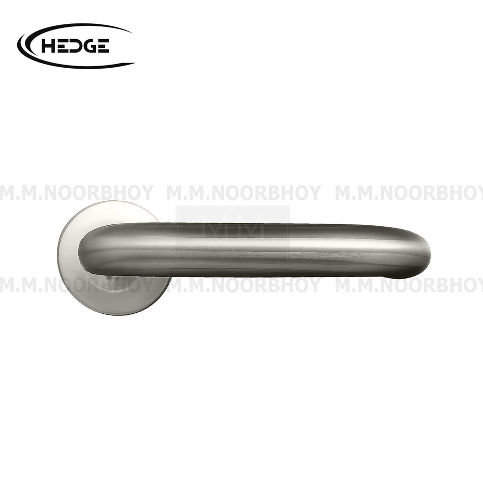 Hedge Hollow Tubular Handle with Escutcheon Material SS304- SS Finish - 19mm - Pair - HE/HAN/SS/LH1001