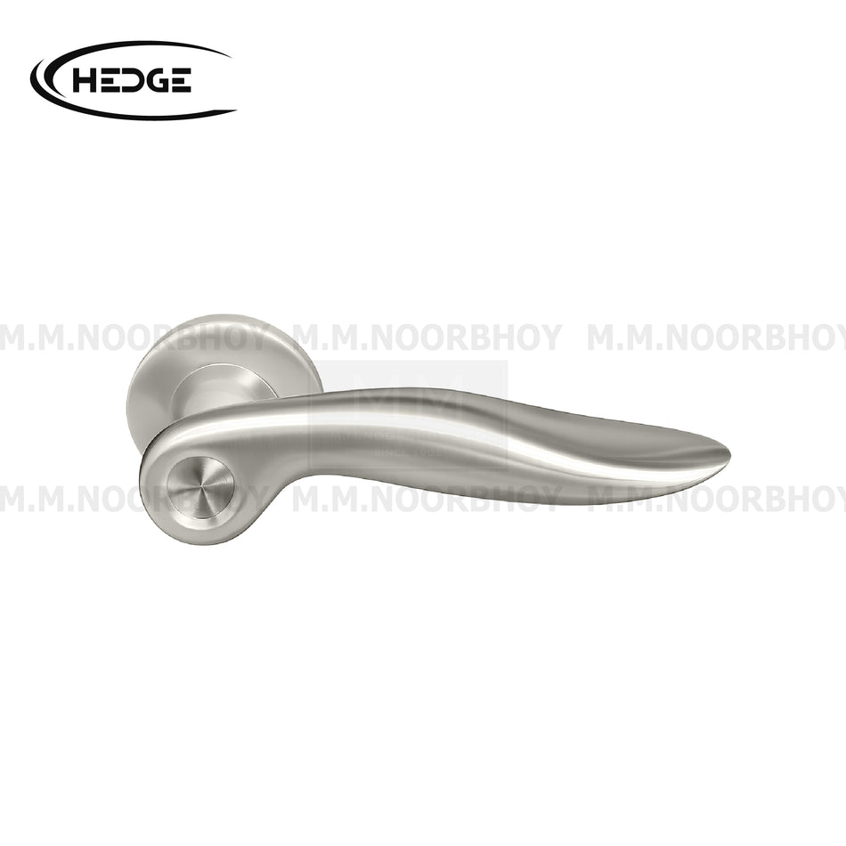 Hedge Solid Handle with Escutcheon Material SS304- SS Finish - Pair - HE/HAN/SS/LH1007