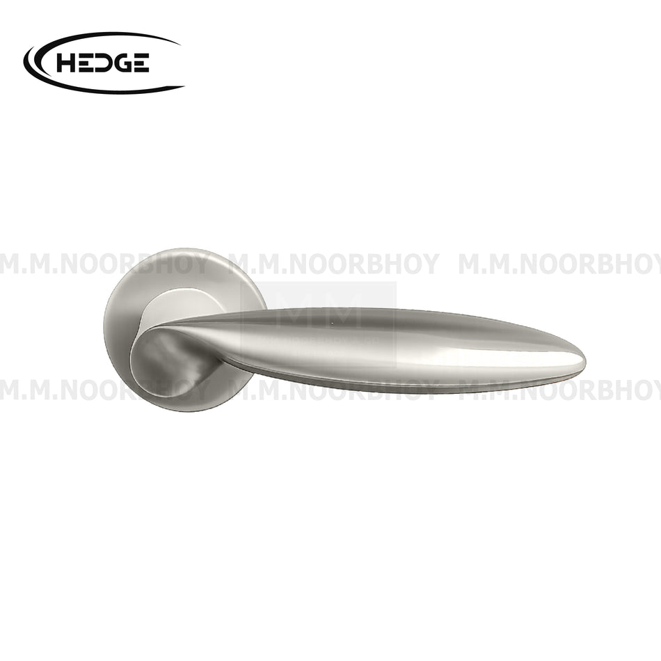 Hedge Hollow Tubular Handle with Escutcheon Material SS304- SS Finish - Pair - HE/HAN/SS/LH1012