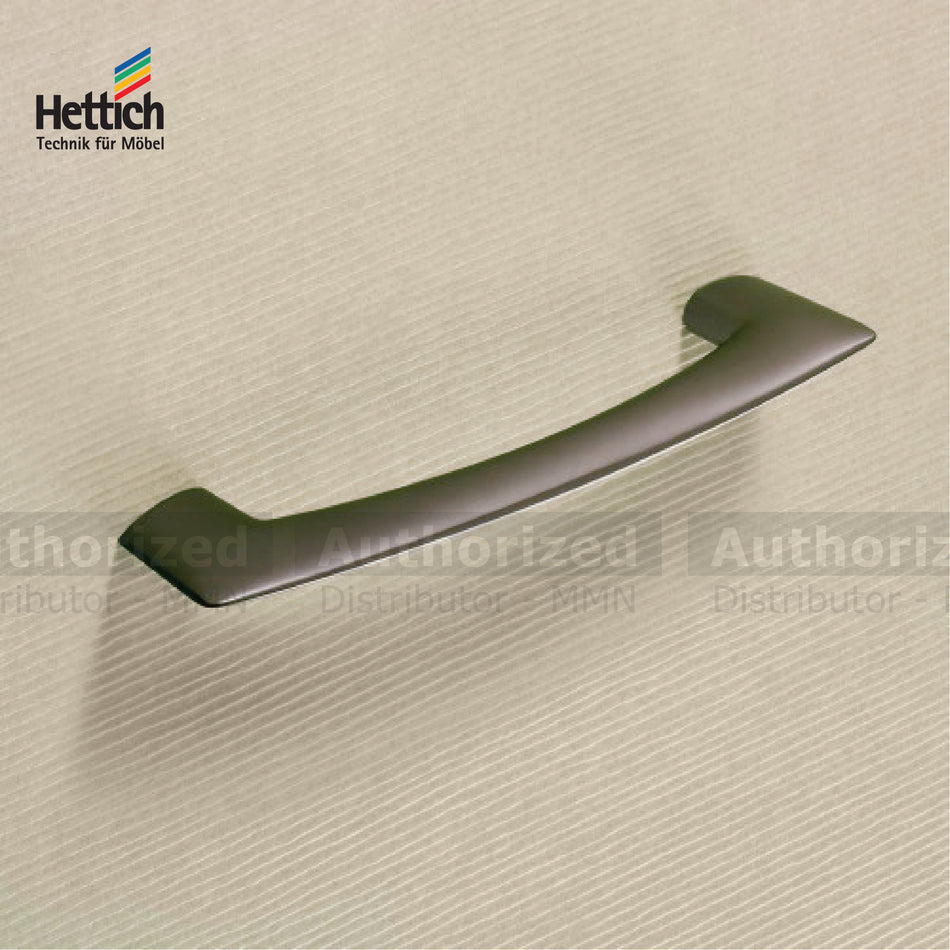 Hettich Enna Zinc Bronze & Stainless-Steel look Finish Handle Each - HT911342