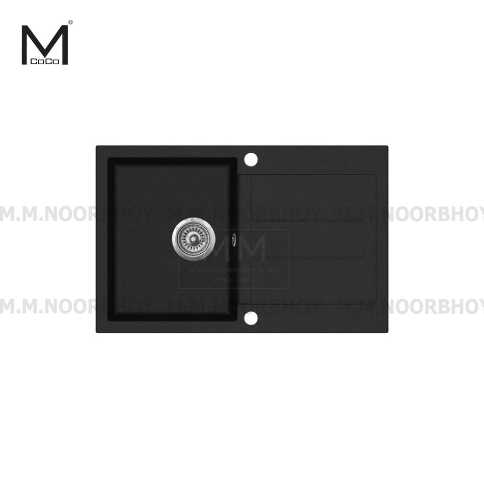 Mcoco Granite Kitchen Sinks with Drain Board Size 780x500x210 - MCO/QZSK/TM/B0201