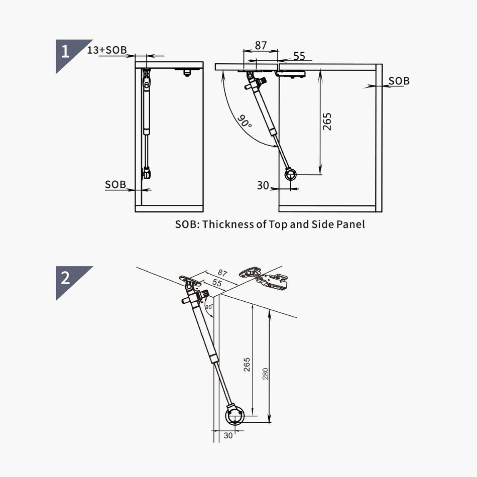 Mcoco Cabinet Support Each - MCOCO/CS/K21