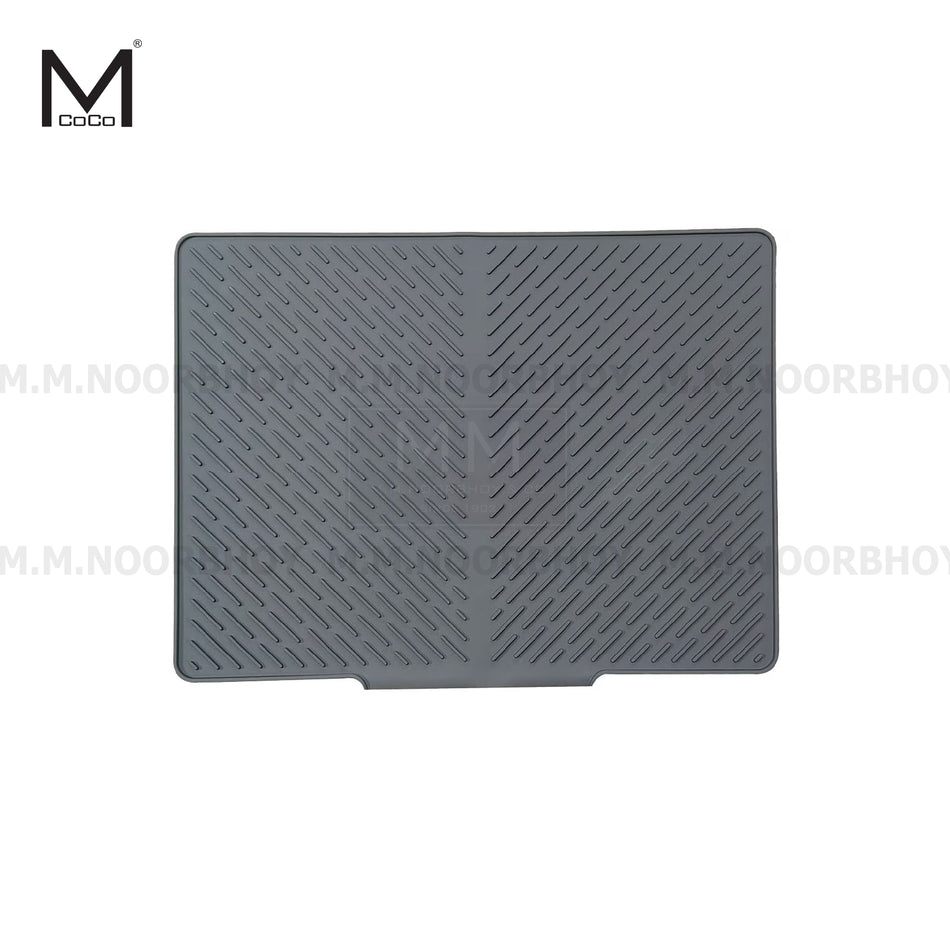 Mcoco Draining Mat 58x43x0.8cm Grey & Black Color - MCO/DM/SLC-58430.8