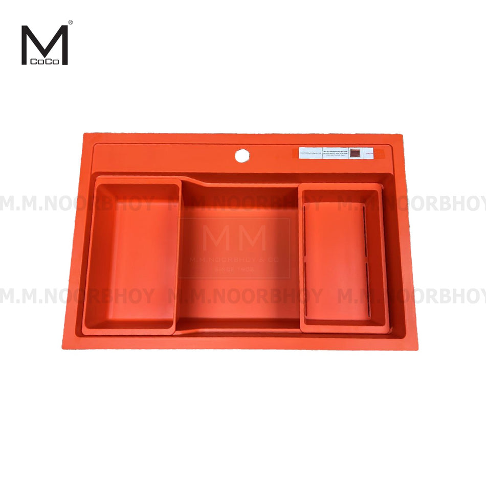 Melamine Sink with Drainer Rectangular Design
