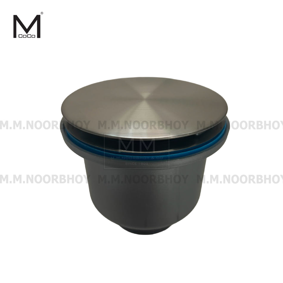 Mcoco Sink Drainer with Removable Strainer Basket 144mm Round Each - MCO/SKACC/GLD/03