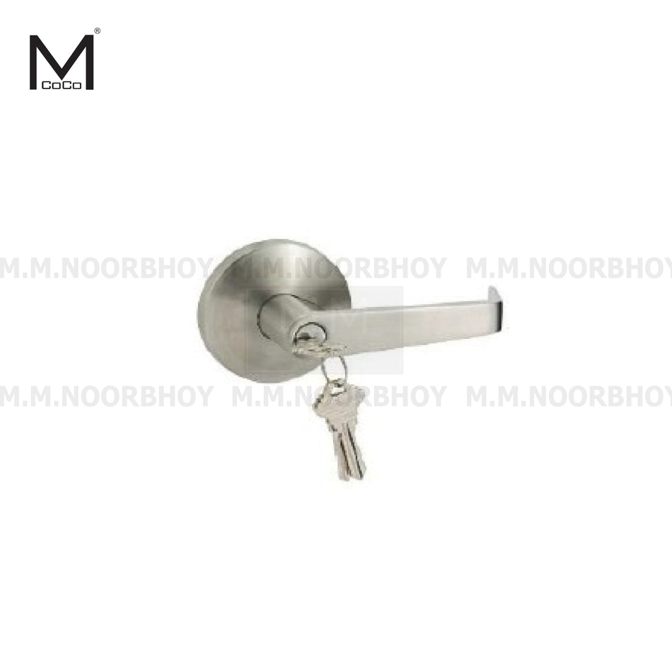 Mcoco Lever Outside Trim for Panic Bar with Schlage Cylinder Economical Type Each - MCOB/PDLH/SS