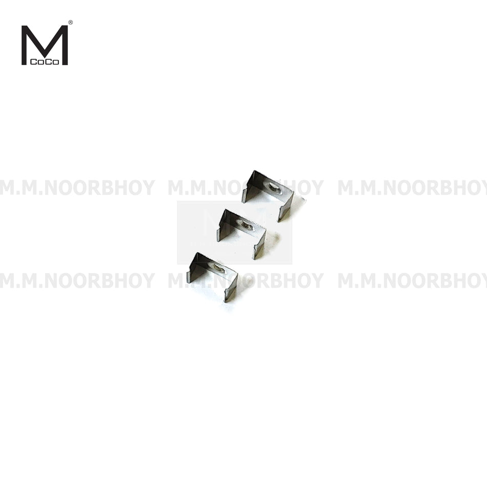 Mcoco Led Light Profile Clip with Silver Color Each - MCO/LCLIP/SIL