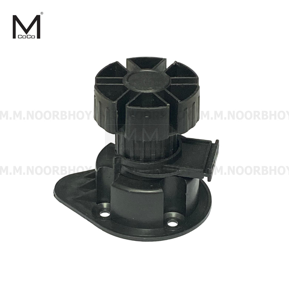 Mcoco PVC Plastic Adjustable Leg Black Color Each - MCOPL-70BLK