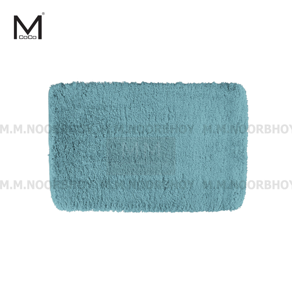 Mcoco Short Wool Floor Mat 45x75cm Beige Light Sea Green Color - MCO/FM