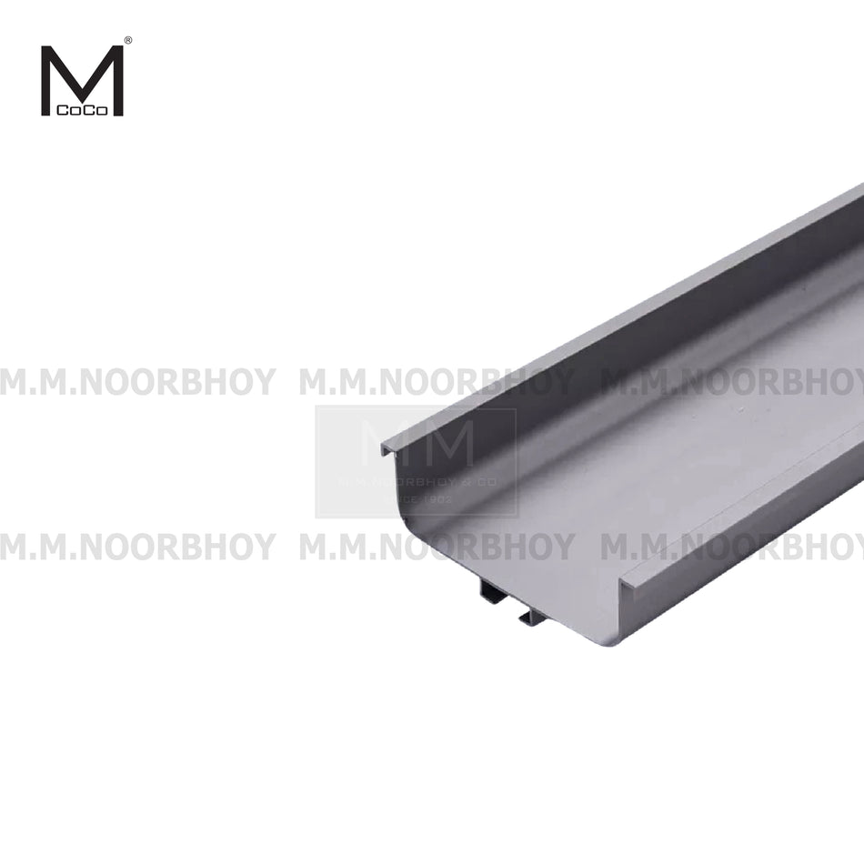 Mcoco Aluminium C Profile Grey Color Size 2800mm with Thickness 0.85mm - MCO/ALPR/GR/L1063