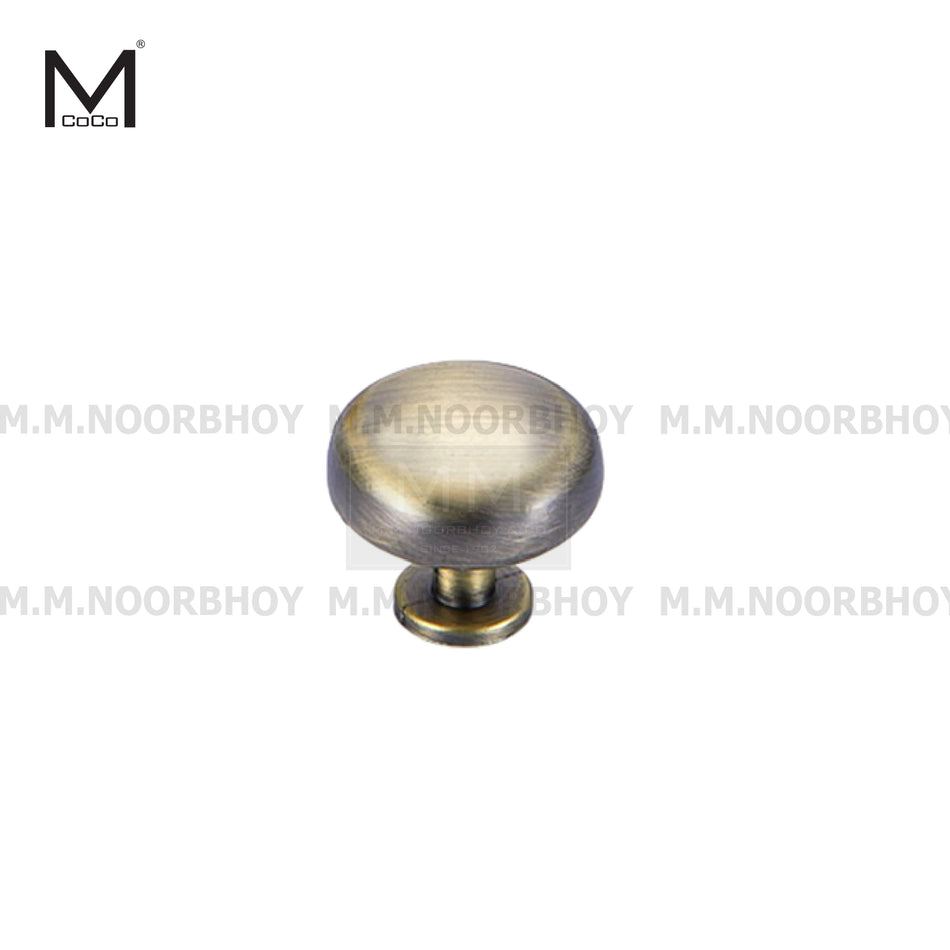 Mcoco Zinc Cabinet Knob Brushed Brass and Antique Brass Color - MCO/KN