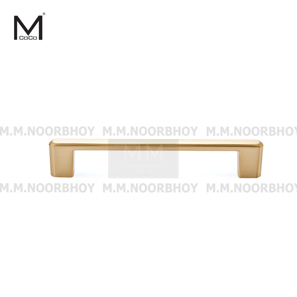 Mcoco Zinc Cabinet Handle Brushed Brass Finish - MCO/CH/BB/6161