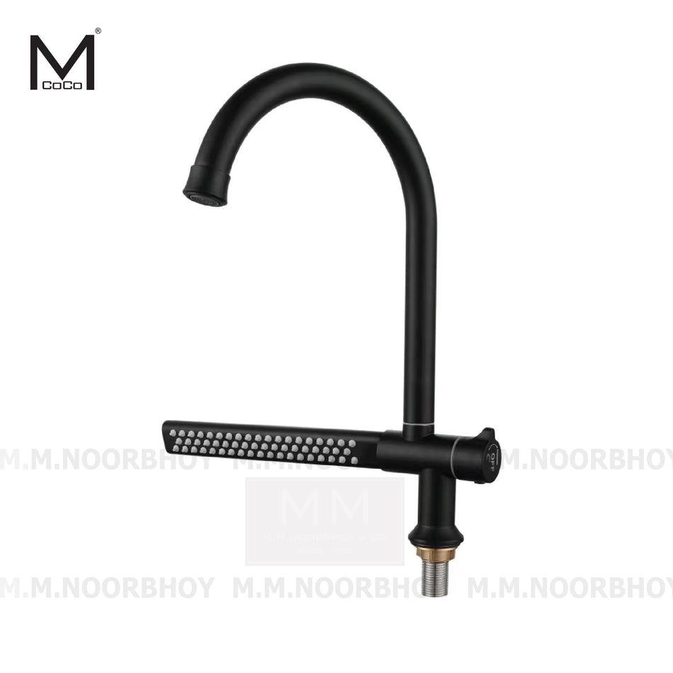 Mcoco SS304 Kitchen Pullout Raindance Cold Water Faucet Grey and matt black 33x27.7x19cm Each - 4109